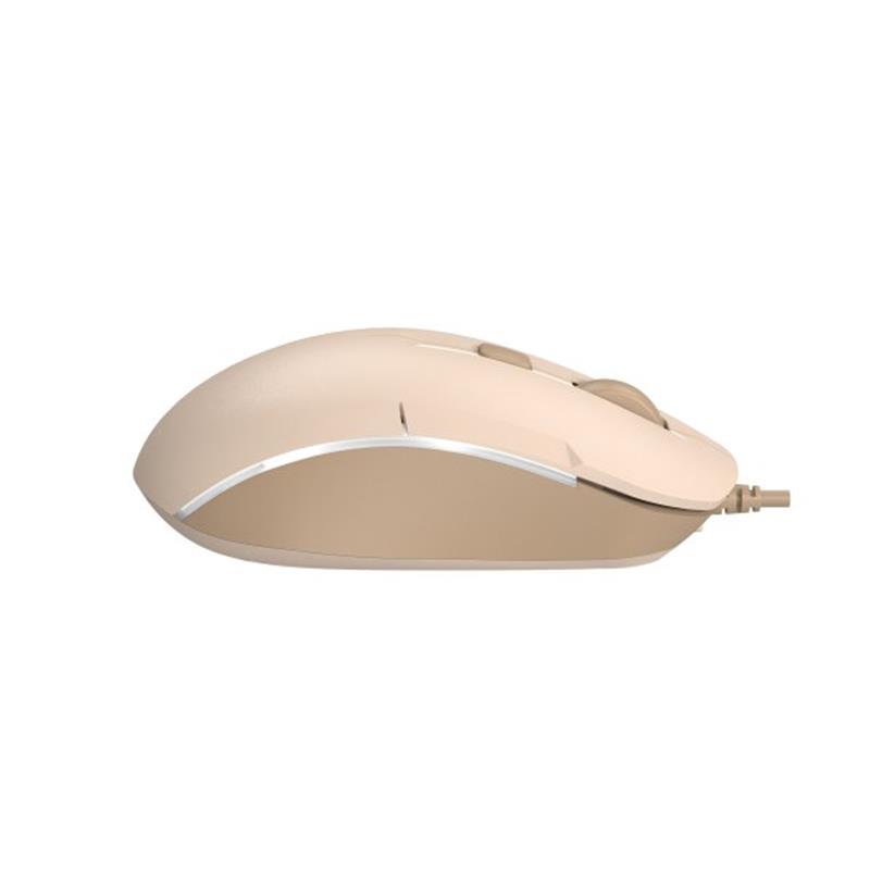 Компьютерная мышка проводная A4Tech Fstyler FM26 Cafe Latte (26711764) - фото 5
