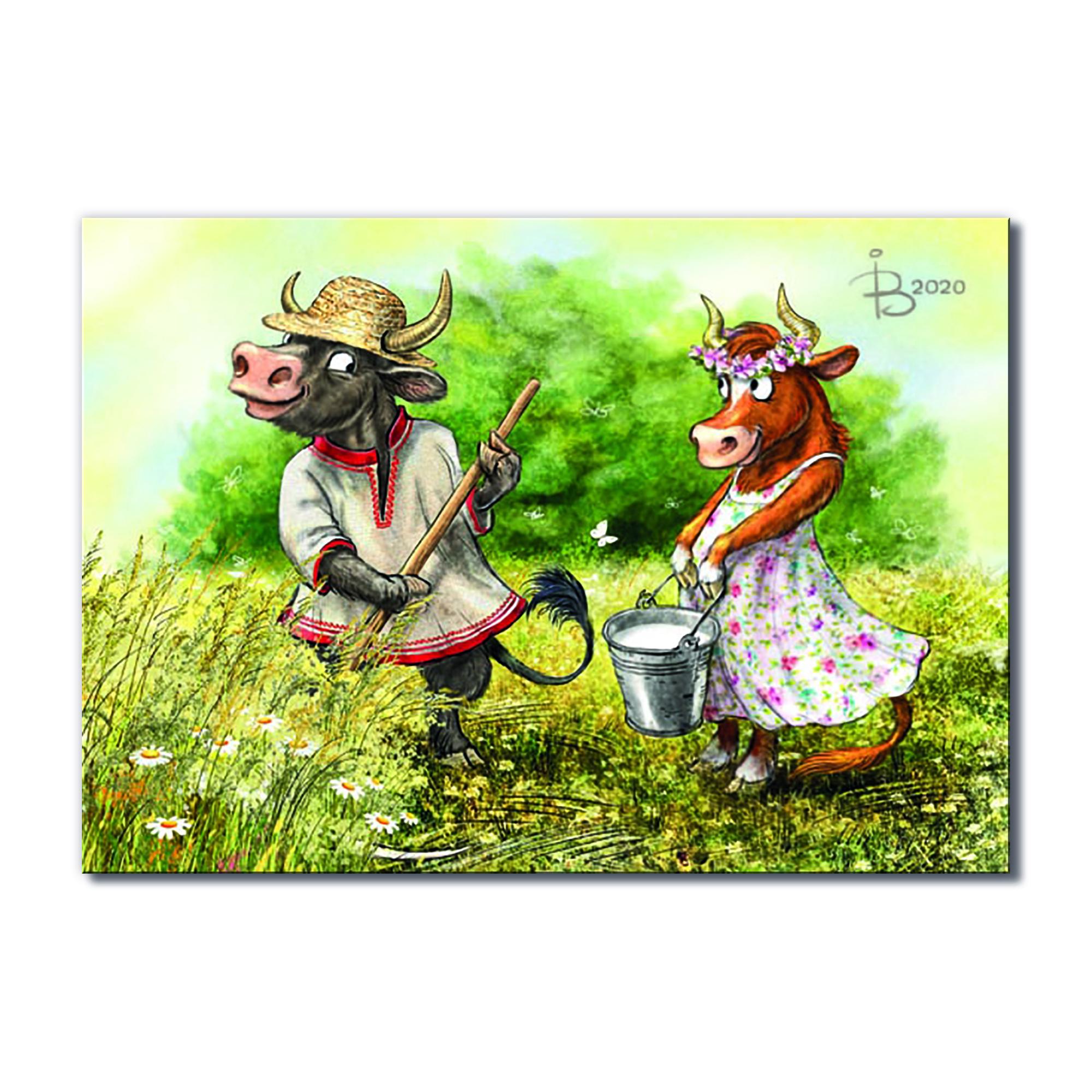 Модульная картина Глаза в глаза 1 модуль  30х45 см (_rinaz_202016311)