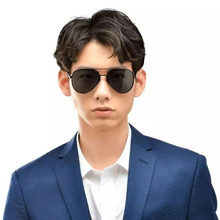 Очки солнцезащитные Mijia Polarized Navigator Pilot Sunglasses TYJ02TS DMU4053TY Темно-серый - фото 9