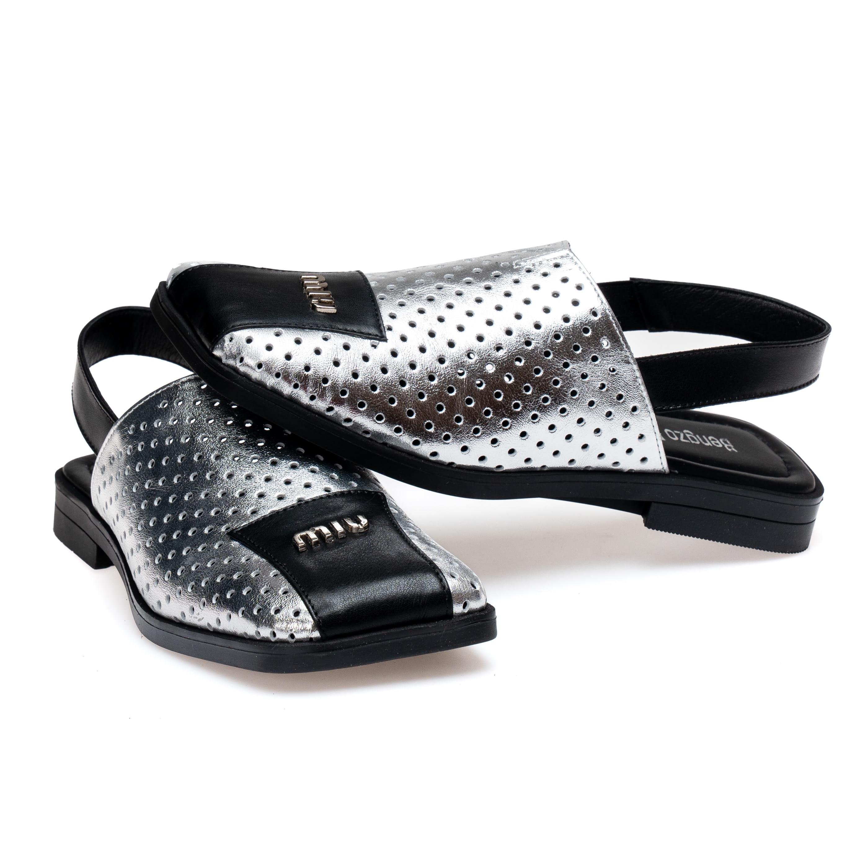 Босоножки Bengzo Baldini 01633 р. 37 Серебряный (104363930) - фото 3 Босоножки Bengzo Baldini 01633 р. 37 Серебряный (104363930) - фото 3