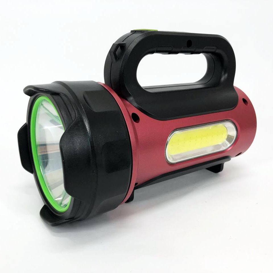 Фонарь для кемпинга T93-LED и COB питание от батареек/сеть с функцией PowerBank Красный с черным (301963)