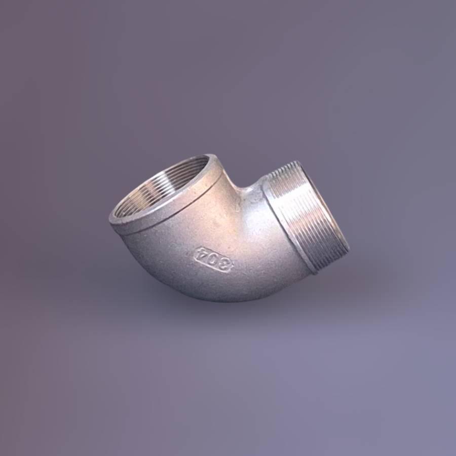 Відвід різьбовий DN65 ВН/ЗР BSPP н/ж сталь AISI304 90° Class 150 2-1/2" (29202937) - фото 7 Відвід різьбовий DN65 ВН/ЗР BSPP н/ж сталь AISI304 90° Class 150 2-1/2" (29202937) - фото 7