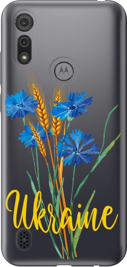 Чехол на Motorola E6i Ukraine v2 (5445u-2355-42517)