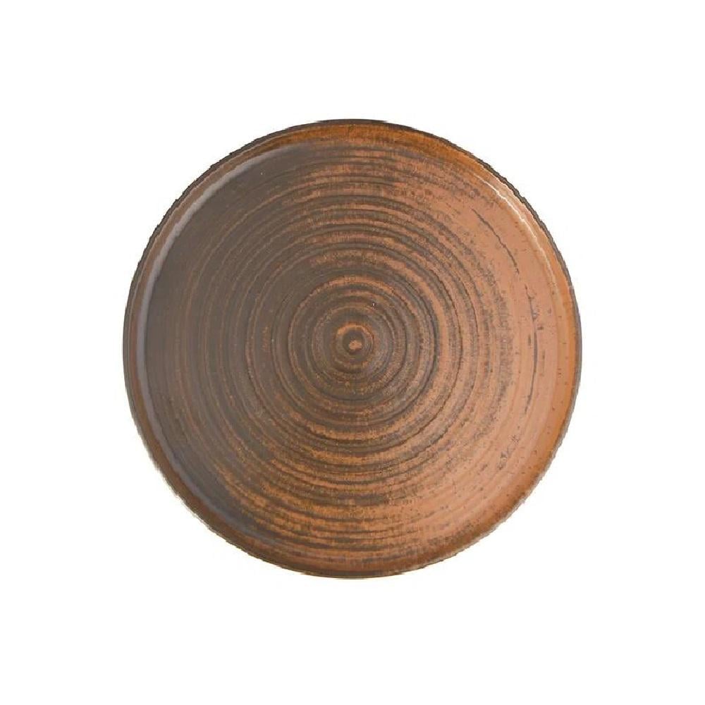 Тарілка кругла пласка Porland Lykke Brown 210 мм (04ALM006566)