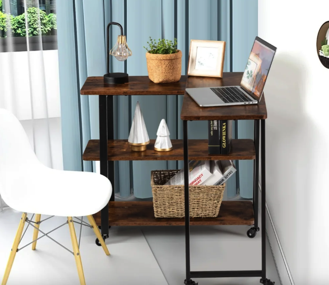 Стол L-образный Costway King вращающийся Loft (4808) - фото 11 Стол L-образный Costway King вращающийся Loft (4808) - фото 11