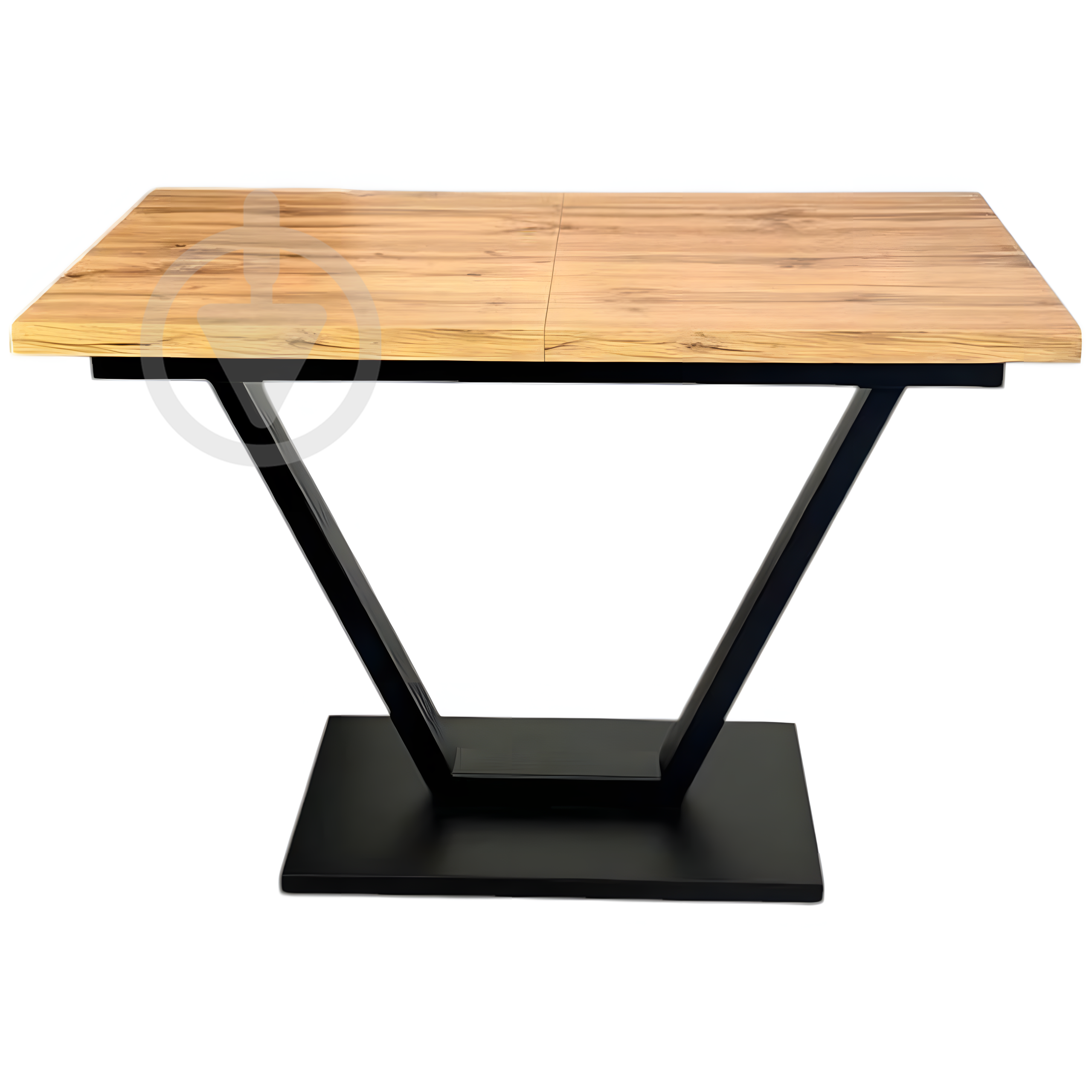 Стол кухонный раскладной RoMax Vegas Loft 180/220х85 см Дуб Тахо/Черный