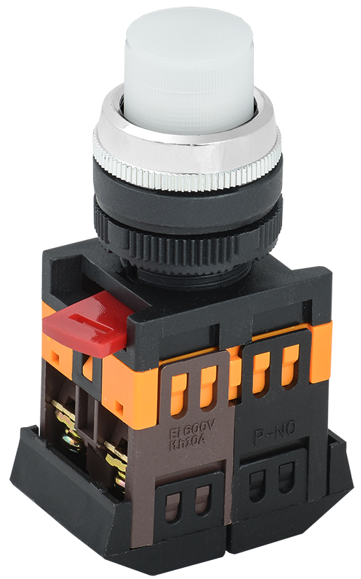 Кнопка керування УЕК ABLFP-22 1NO+1NC з підсвічуванням 22 мм 230V Білий неон (BBT20-ABLFP-K01) Кнопка керування УЕК ABLFP-22 1NO+1NC з підсвічуванням 22 мм 230V Білий неон (BBT20-ABLFP-K01)