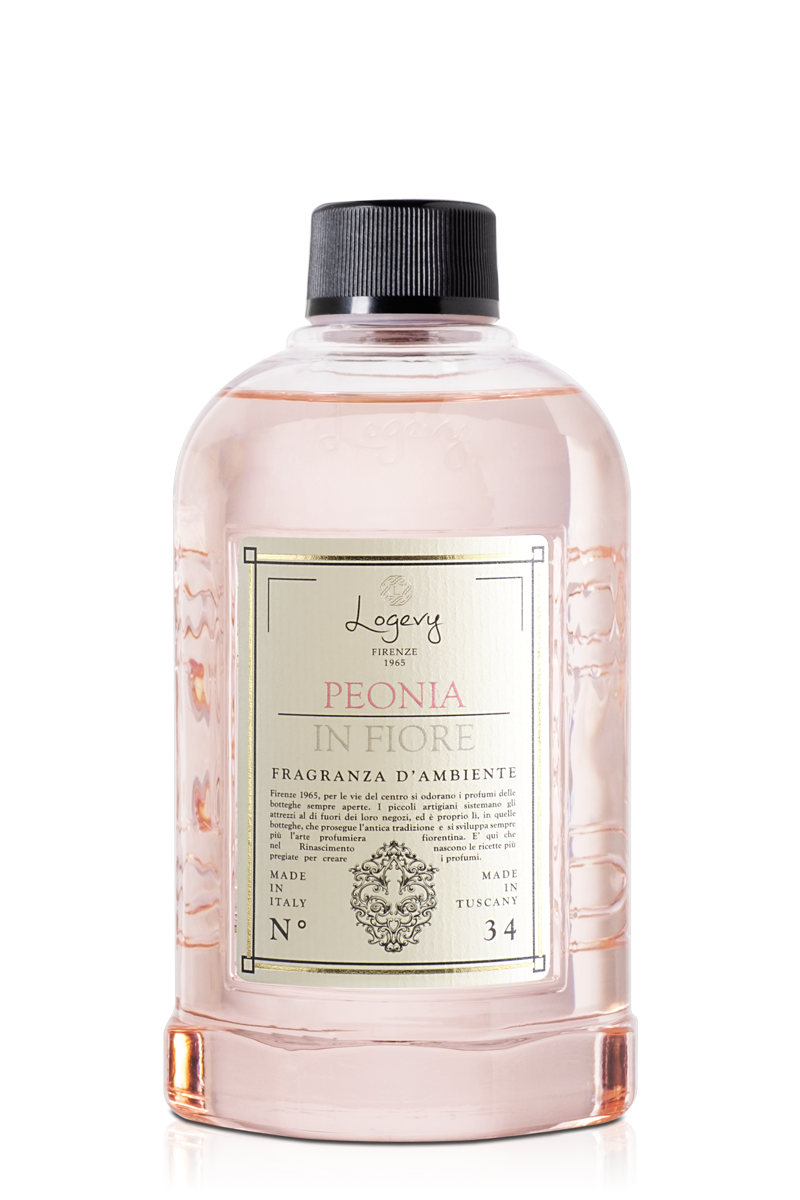 Наполнитель для аромадифузора Logevy Firenze Refill Peonia in Fiore Цветок Пиона 500 мл (LOG0093)