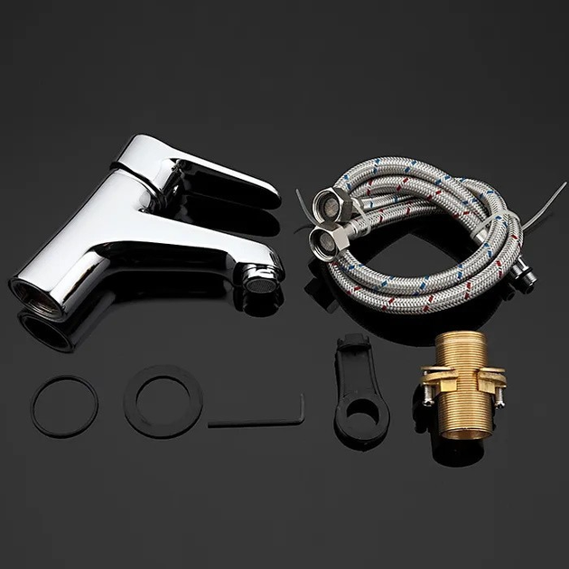 Змішувач для умивальника Gappo G1036 Хром (1034004) - фото 8