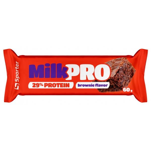 Батончик протеиновый Sporter Protein Bar Milk Pro Brownie Flavor 60 г