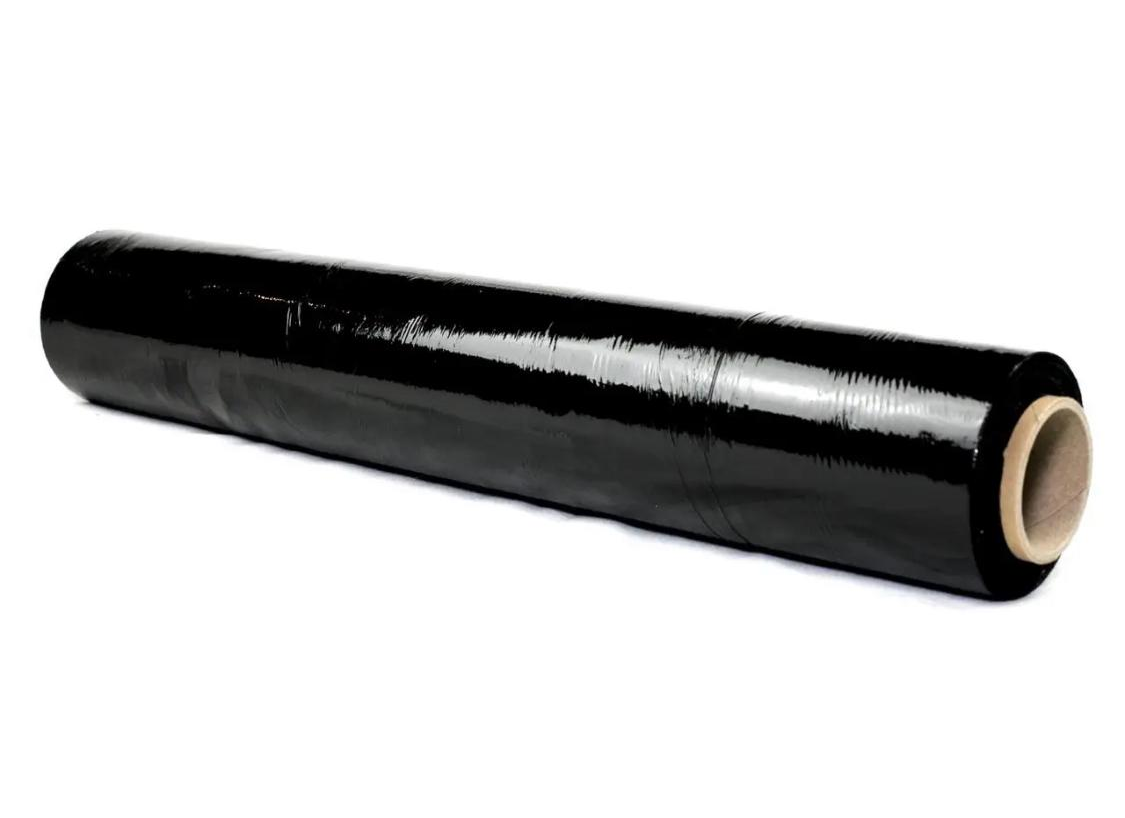 Стретч-плівка первинна 50 см х 250 м 20 мкр 2 кг Чорний