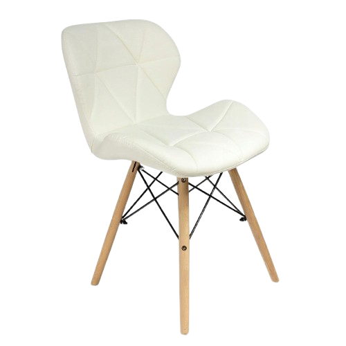 Кресло JUMI Scandinavian Design эко-кожа White (2371516847_melv_2)