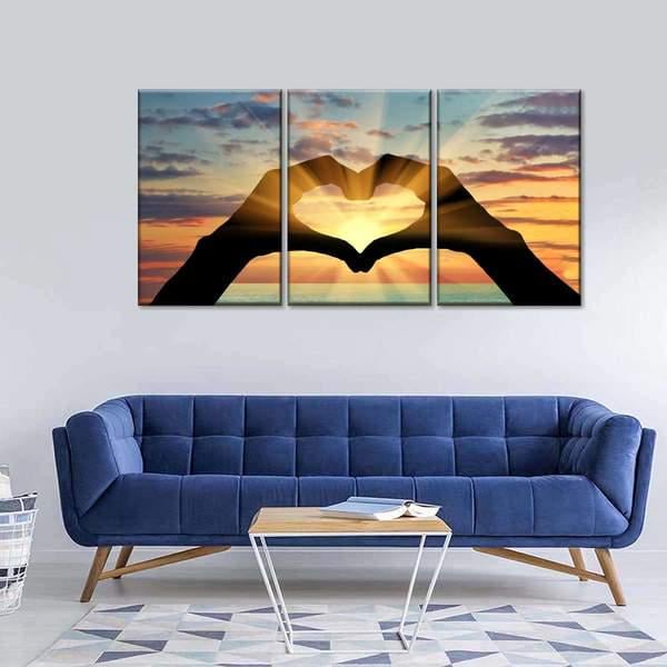 Модульная картина KIL Art Любовь к морю из трех частей 78x48 см (M3_M_99)
