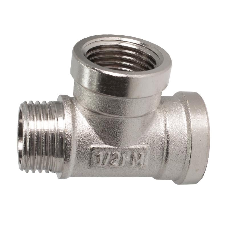 Тройник никелированный Remi ЗВВ 1/2”