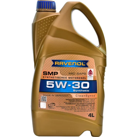 Моторное масло RAVENOL SMP 5W-30 4 л (1111126004)