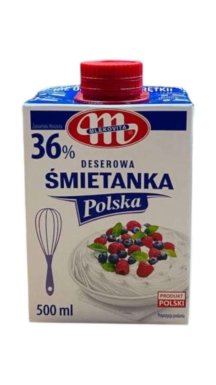 Сливки кондитерские Mlekovita Deserowa smietanka 36% 500 мл (26463445)