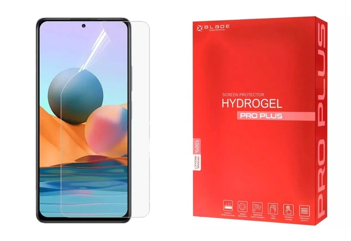 Гідрогелева плівка на екран глянсова 3D протиударна BLADE PRO PLUS для Xiaomi Redmi Note 10 PRO