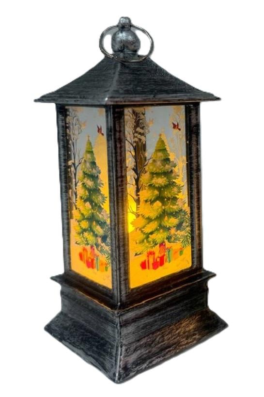 Лампа-фонарь новогодняя Stenson R96331 с подсветкой