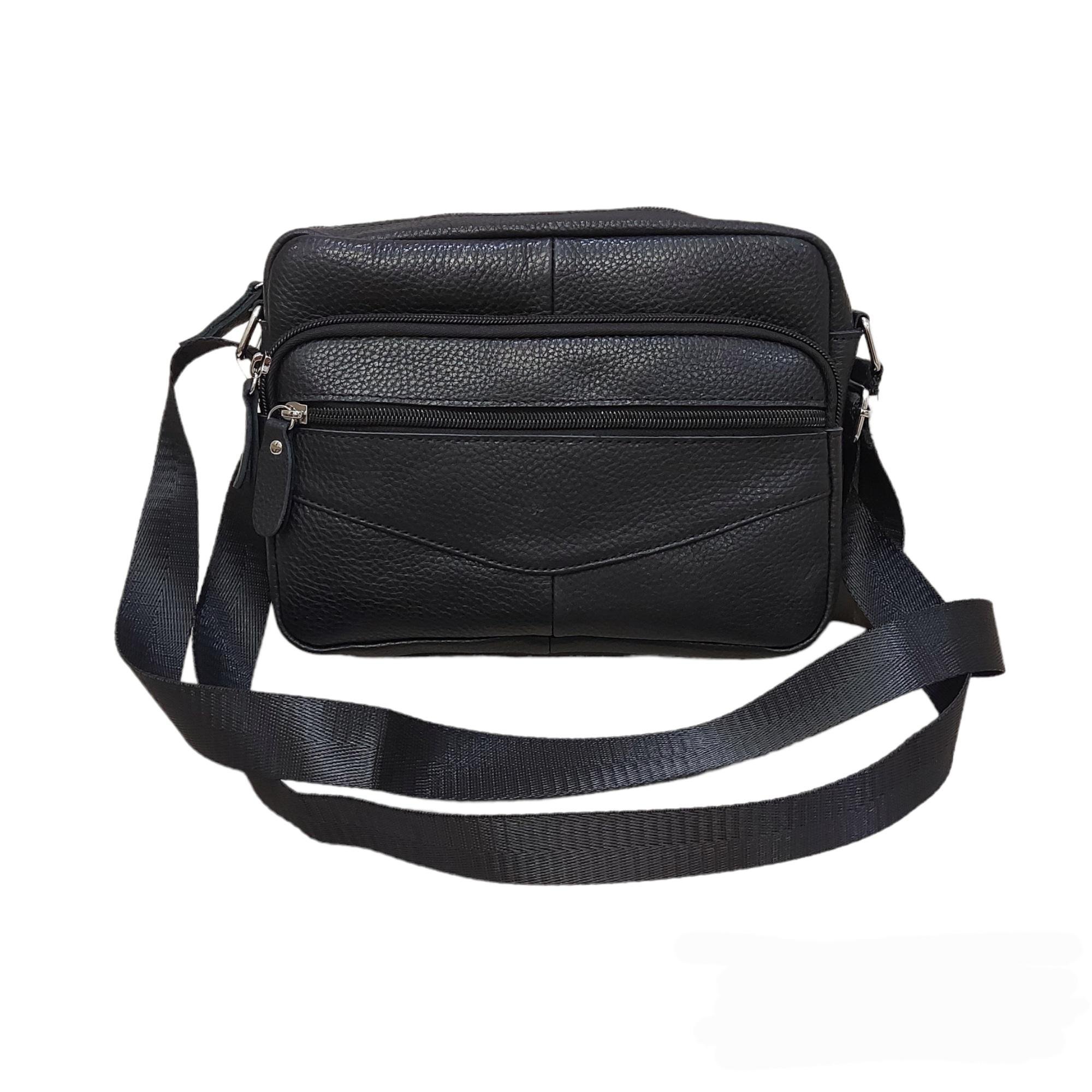 Сумка шкіряна Borsa Leather K1089bl