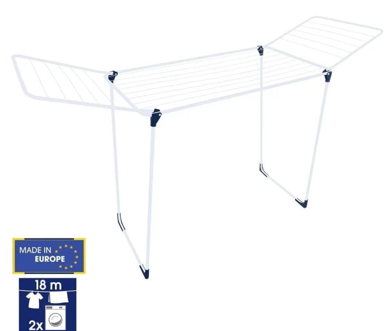 Сушарка для білизни підлогова Casa Si Merkur Pluse 18 м White (CS92234C04) - фото 5 Сушарка для білизни підлогова Casa Si Merkur Pluse 18 м White (CS92234C04) - фото 5