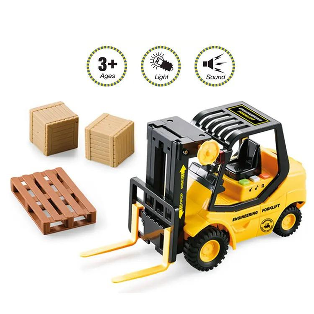 Машинка дитяча інерційна Спецтехніка Вилковий навантажувач (WY 691 A) - фото 3 Машинка дитяча інерційна Спецтехніка Вилковий навантажувач (WY 691 A) - фото 3