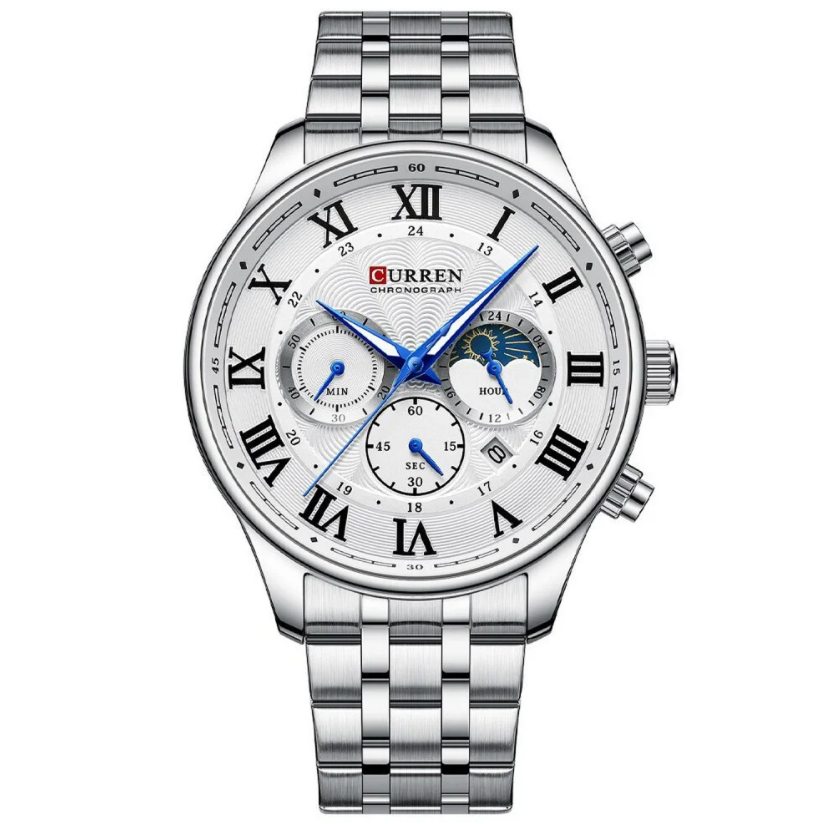 Наручные часы Curren 8427 Silver/White