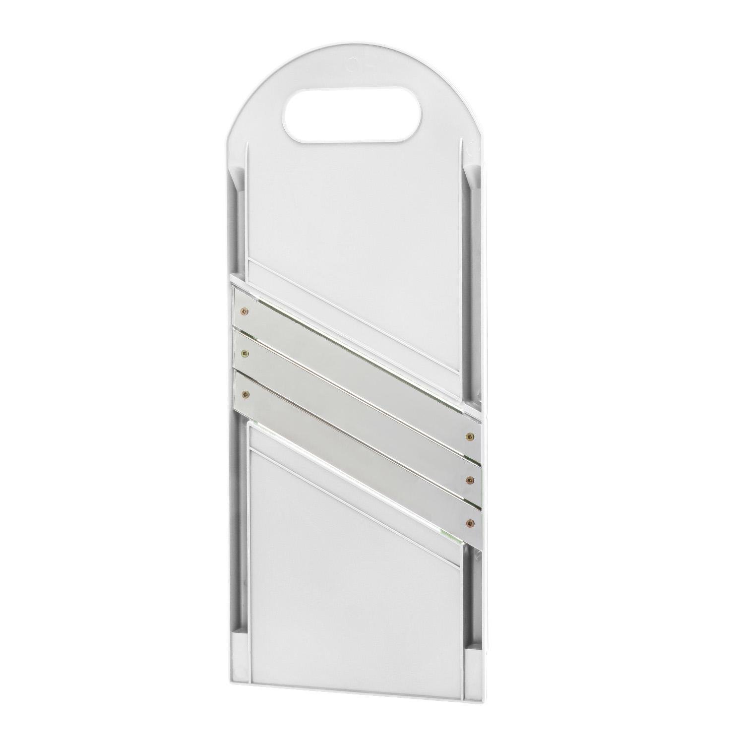 Шинковка для капусты и нарезки овощей/фруктов ручная пластиковая 3 лезвия 16,5х39 см Белый (86940) - фото 9