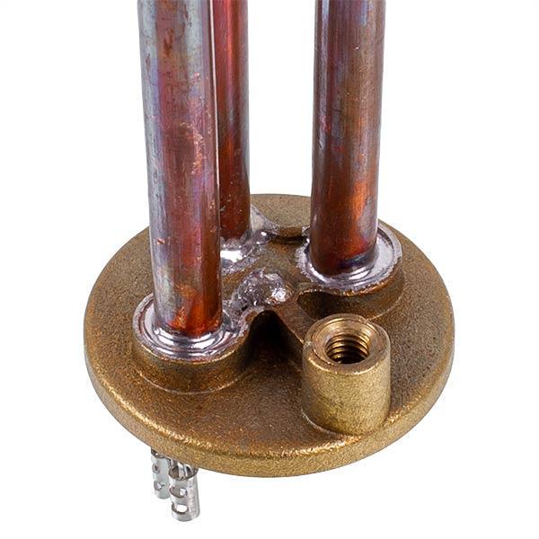 ТЭН фланцевый медный для бойлера 184280 Oasis 1500W под анод M6 (00000003095) - фото 3