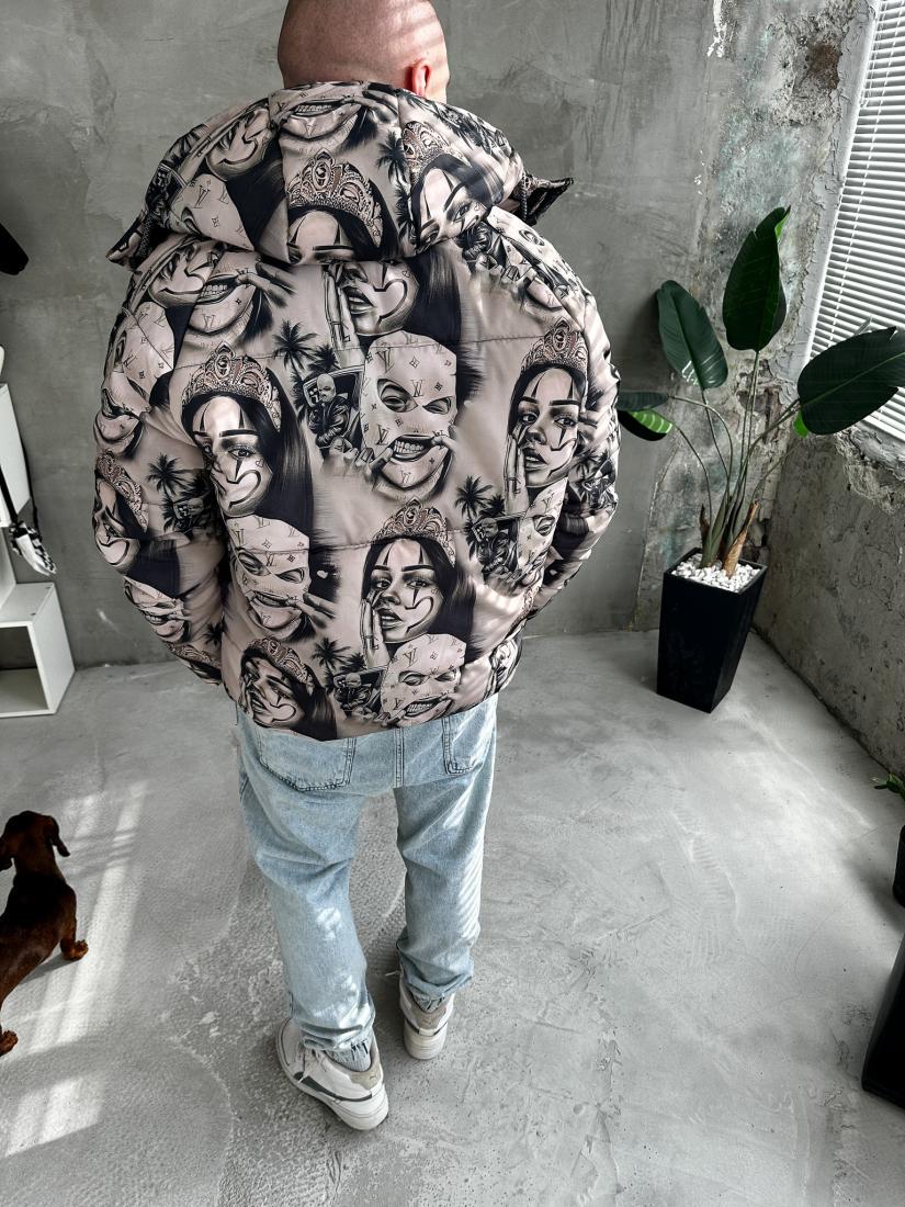 Куртка зимова зі знімним капюшоном 7-486 M Білий (36558) - фото 6 Куртка зимова зі знімним капюшоном 7-486 M Білий (36558) - фото 6