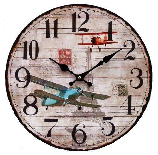 Часы настенные Самолеты круглые 34 см (OR-1038) Часы настенные Самолеты круглые 34 см (OR-1038)