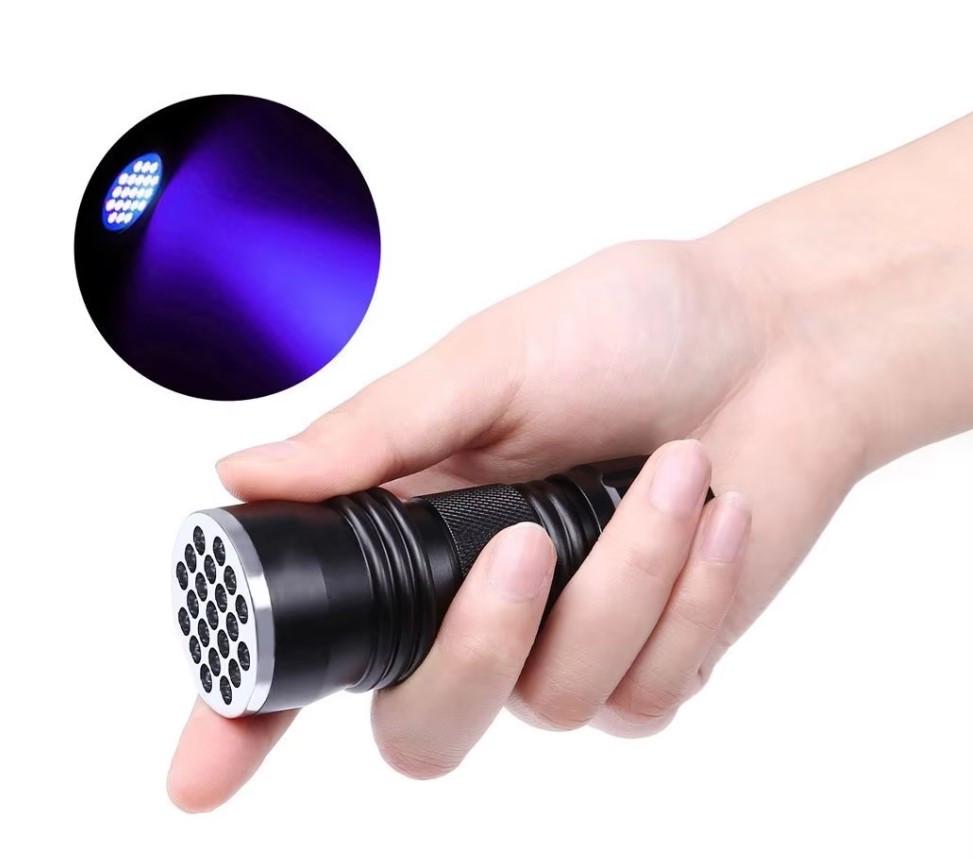 Ультрафиолетовый фонарь 21 LED 365-400 НМ - фото 6 Ультрафиолетовый фонарь 21 LED 365-400 НМ - фото 6
