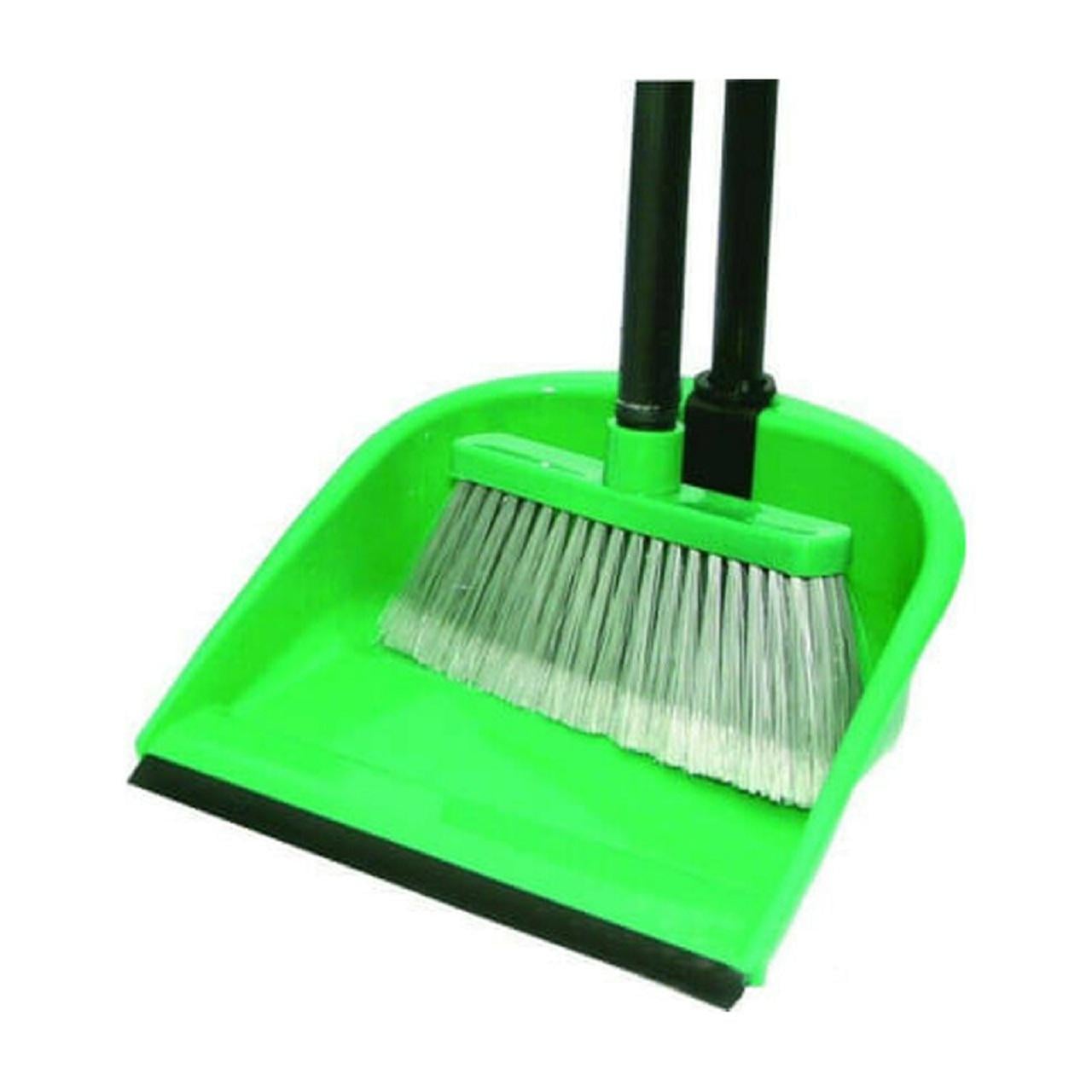 Совок со щеткой для уборки складной с длинной ручкой 76 см Pasterski Bis Ленивец (00407)