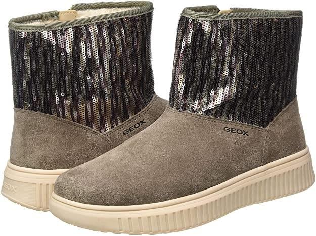 Ботинки демисезонные замшевые Geox Discomix р. EUR 30 Brown Smoke Grey (7331165)