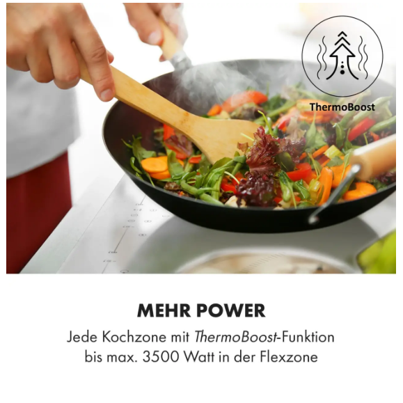 Варочная индукционная панель KLARSTEIN Delicatessa 77 гибридная встроенная 7500 Вт (10035199) - фото 7 Варочная индукционная панель KLARSTEIN Delicatessa 77 гибридная встроенная 7500 Вт (10035199) - фото 7