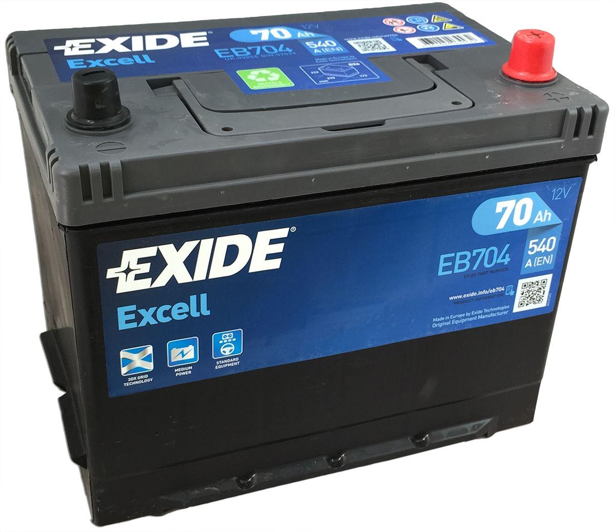Аккумулятор EXIDE EB704