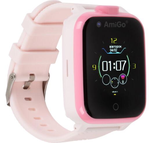 Смарт-часы детские AmiGo GO006 GPS 4G WIFI Pink (59326)