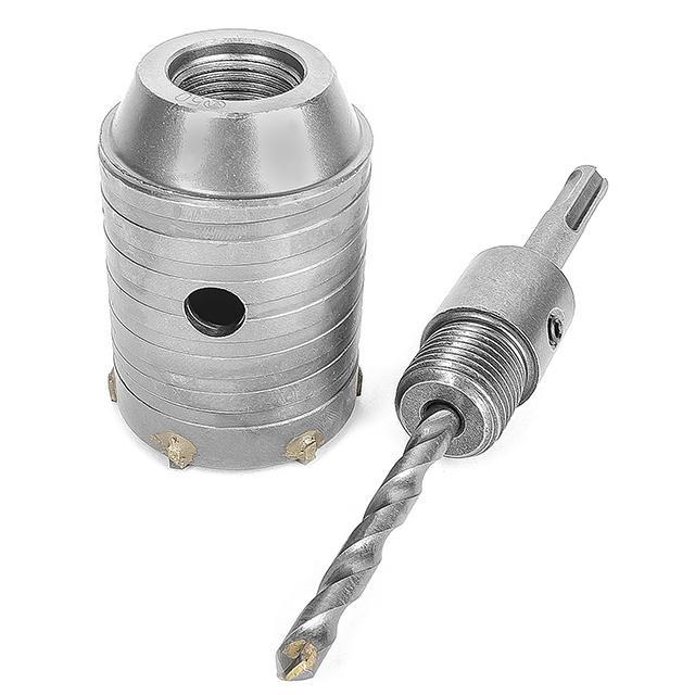 Сверло по бетону корончатое Intertool SD-7050 50 мм + переходник SDS Plus 100 мм - фото 4 Сверло по бетону корончатое Intertool SD-7050 50 мм + переходник SDS Plus 100 мм - фото 4