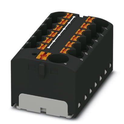 Розподільний блок Phoenix Contact PTFIX 10/12X4 BK 450В 32A Push-in Чорний (3273892)