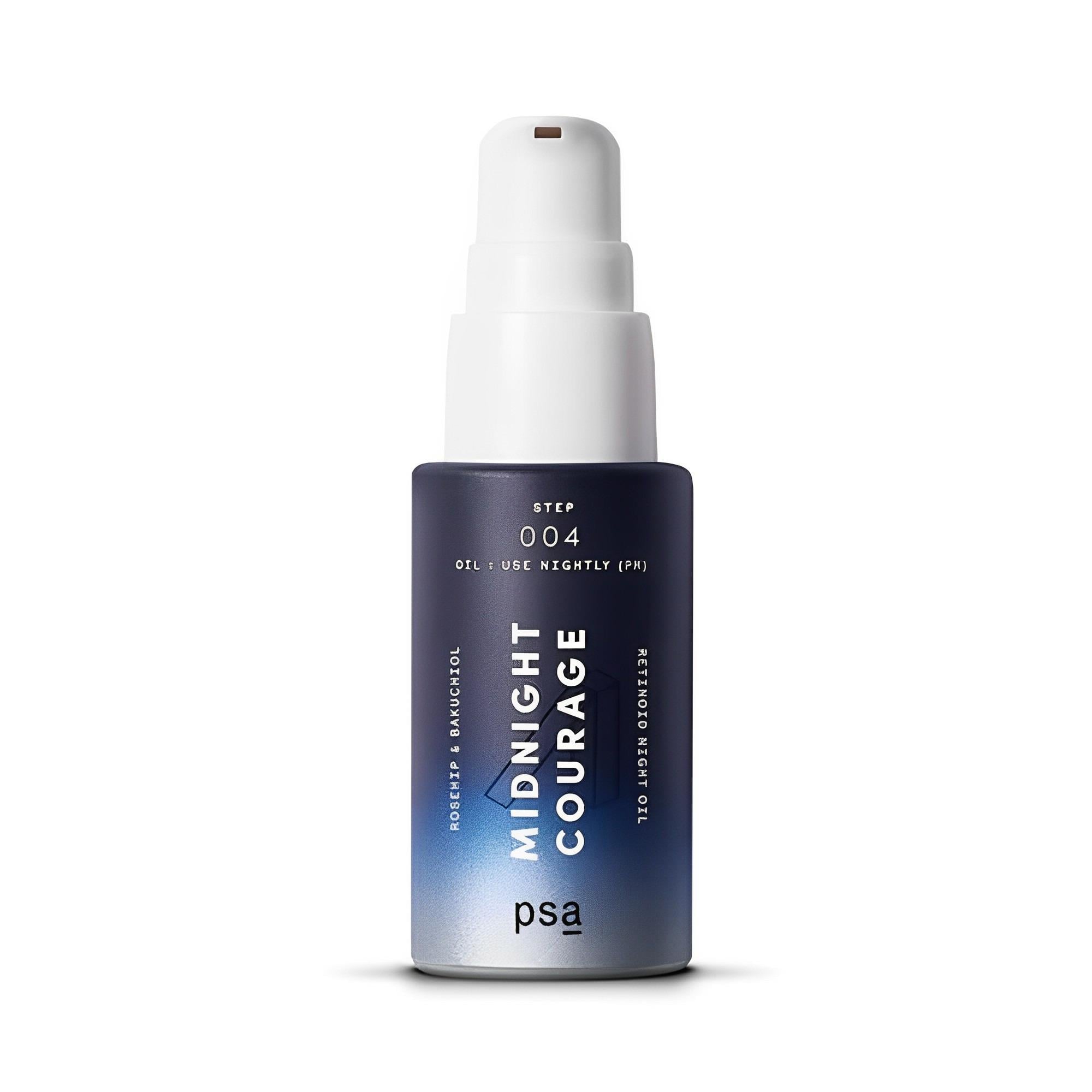 Масло с ретинолом ночное PSA Midnight courage rosehip&bakuchiol retinol night oil 15 мл