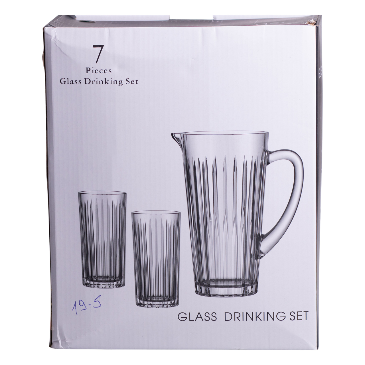 Кувшин для компота/сока/воды/лимонада 1,2 л со стаканами 6 шт. по 320 мл (HP-19-5) - фото 8 Кувшин для компота/сока/воды/лимонада 1,2 л со стаканами 6 шт. по 320 мл (HP-19-5) - фото 8