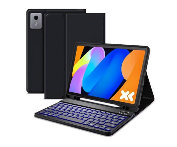 Чехол с Bluetooth-клавиатурой Magnet Flip Cover для Lenovo Idea Tab 2025 с RGB подсветкой Черный Чехол с Bluetooth-клавиатурой Magnet Flip Cover для Lenovo Idea Tab 2025 с RGB подсветкой Черный