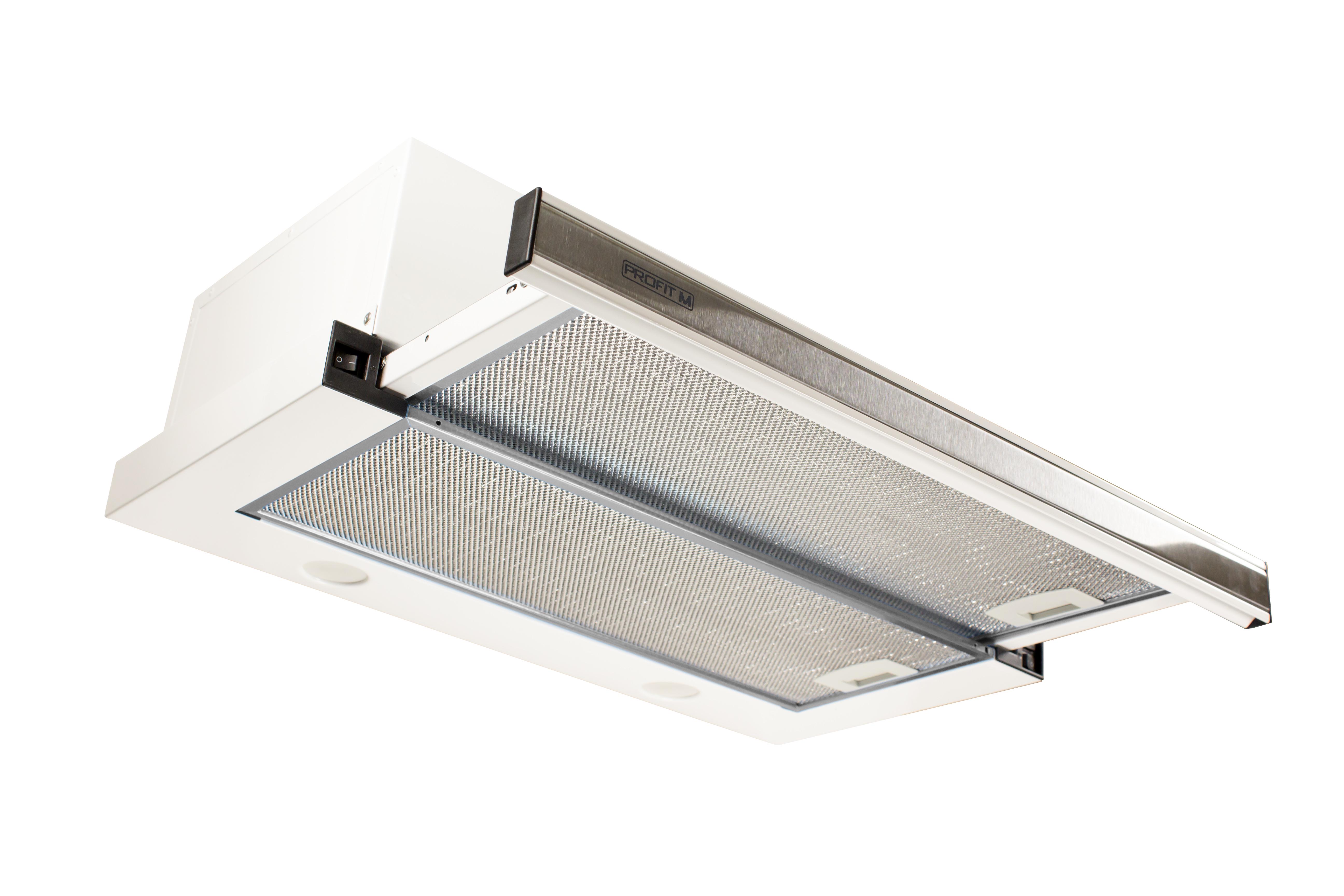 Витяжка кухонна ProfitM Телескоп ЕКО 60 см 550 м3 Білий (23915729)
