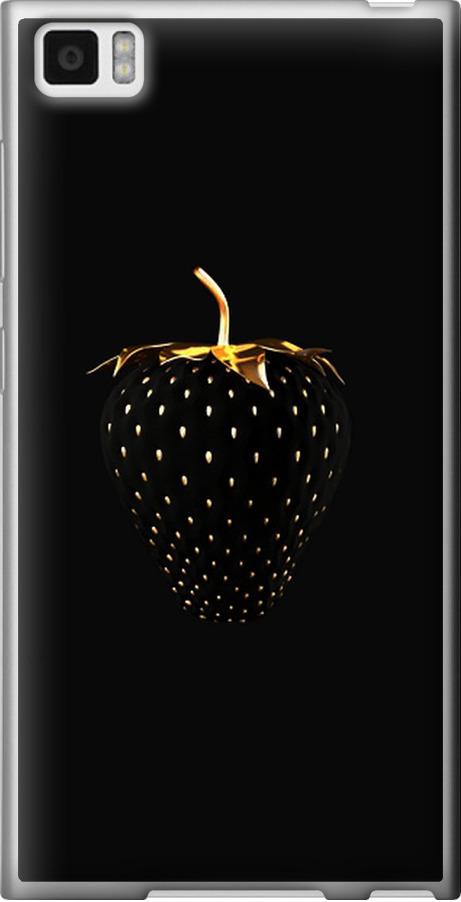 Чехол на Xiaomi Mi3 Черная клубника (3585u-170-42517)
