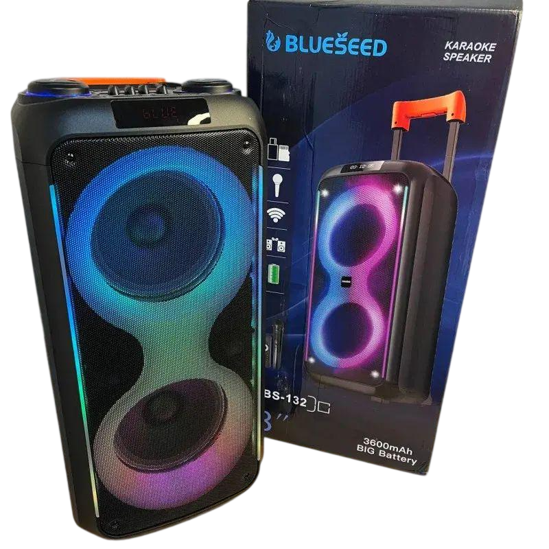 Колонка портативная беспроводная Speaker Wireless TTD-2821 40W Bluetooth со встроенным микрофоном подсветкой и пультом