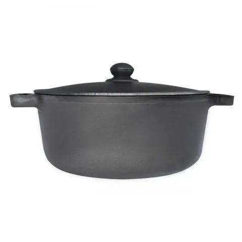 Каструля чавунна з кришкою Brizoll Casserole P-6L-1 28 см 6 л - фото 2