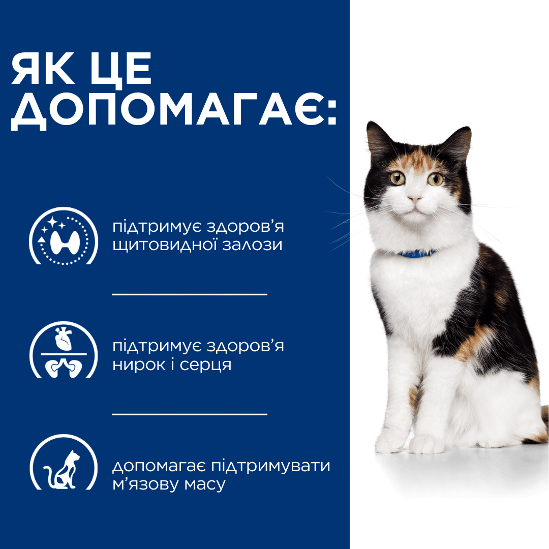 Корм сухой Hill’s Prescription Diet y/d Thyroid Care для поддержания здоровья щитовидной железы 3 кг - фото 4 Корм сухой Hill’s Prescription Diet y/d Thyroid Care для поддержания здоровья щитовидной железы 3 кг - фото 4