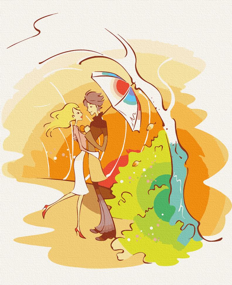 Картина за номерами Art Craft Почуття Жовтень 30х38 см (10252-AC)