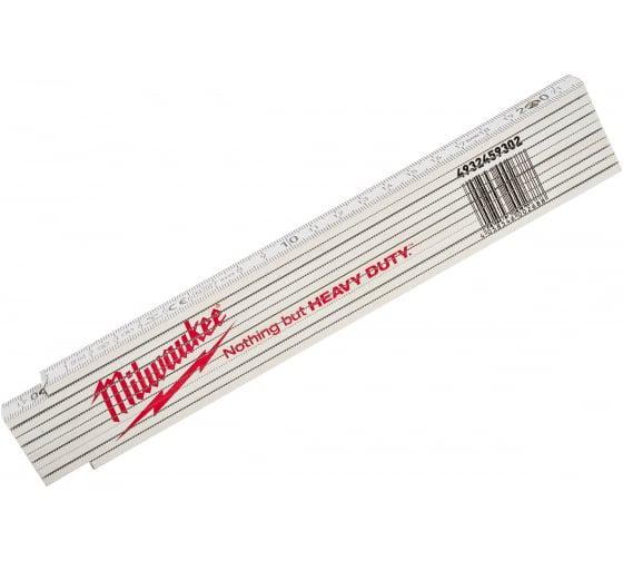 Складной метр 2 м деревянный Milwaukee (4932459302)