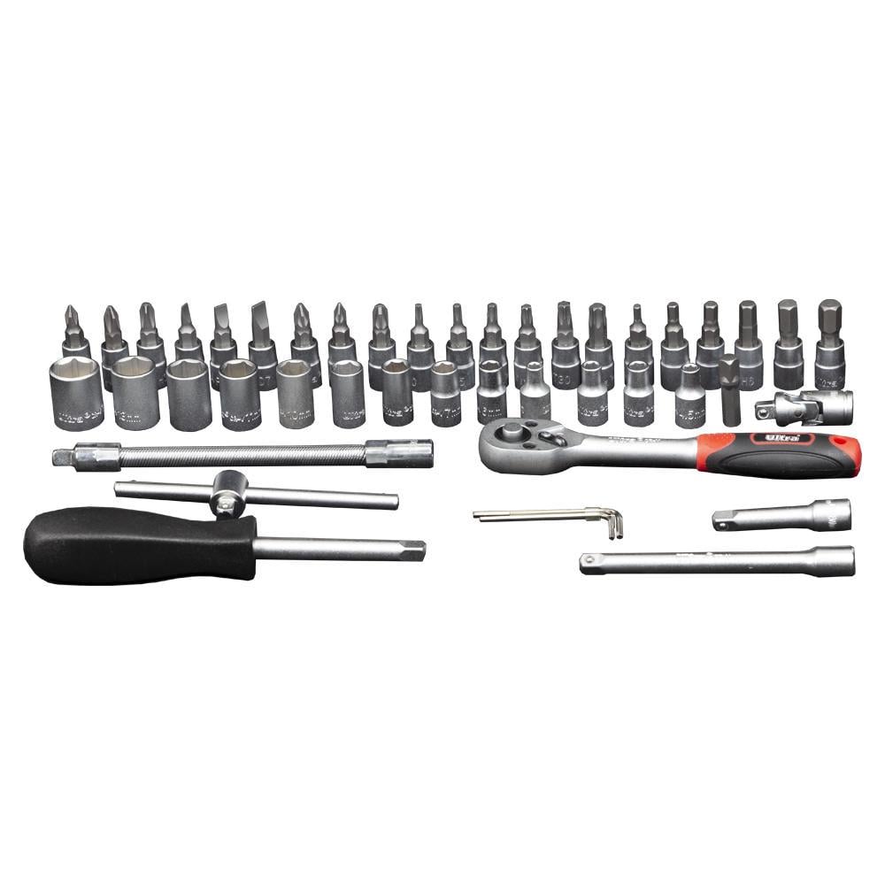 Набір насадок торцевих/біт Ultra CrV Taiwan 1/4" 46 шт. (6003162) - фото 8