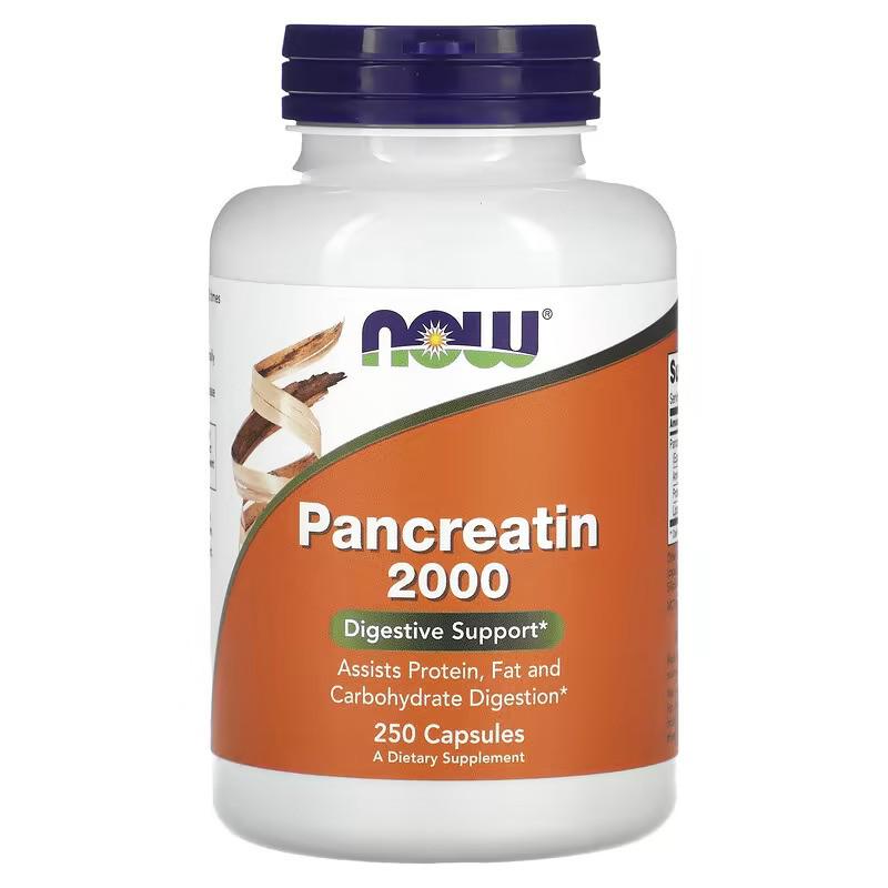 Панкреатин NOW Pancreatin 2000 250 capsules (НФ-00002482)